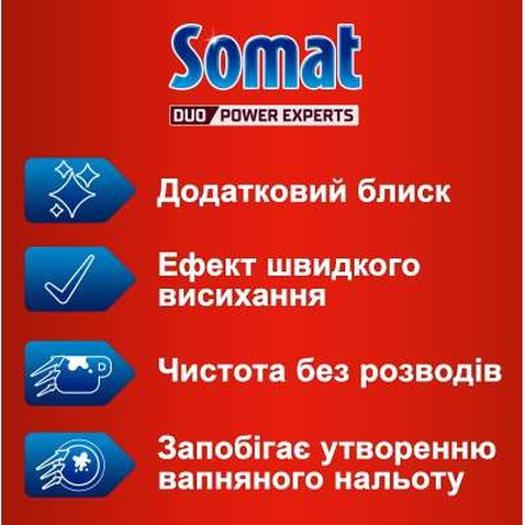 Ополіскувач для посудомийних машин Somat потрійної дії 500 мл (9000101369267)