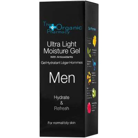 Гель для обличчя The Organic Pharmacy Men Ultra Light Moisture Gel Легкий зволожуючий 75 мл (5060063491745)