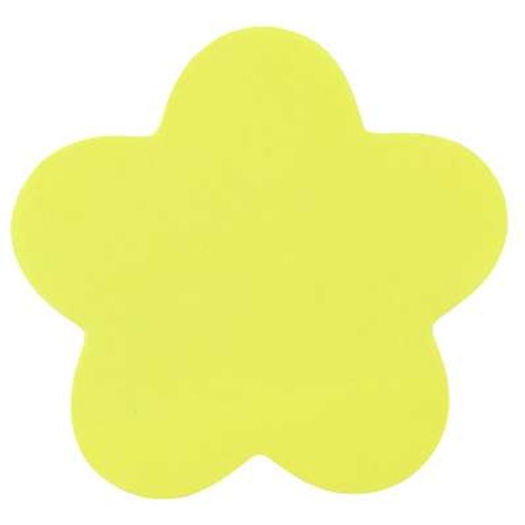 Папір для нотаток Axent з клейким шаром квітка 70х70мм, 50 аркушів (2443-05-A)