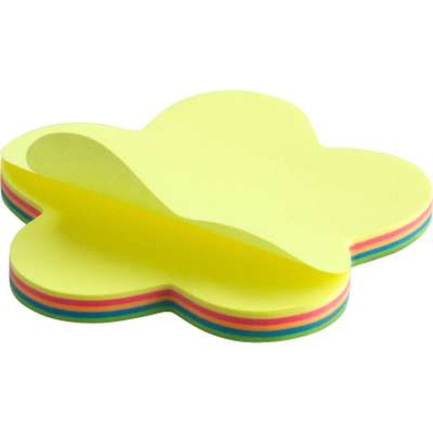 Папір для нотаток Axent з клейким шаром квітка 70х70мм, 50 аркушів (2443-05-A)