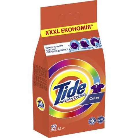 Пральний порошок Tide Аква-Пудра Color 8.1 кг (8006540535219)