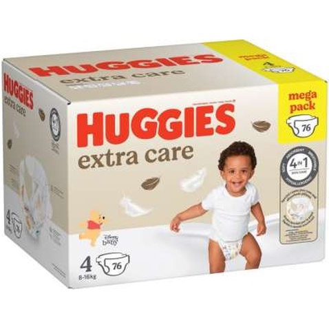 Підгузок Huggies Extra Care Size Розмір 4 (8-16 кг) 76 шт (5029053583167)