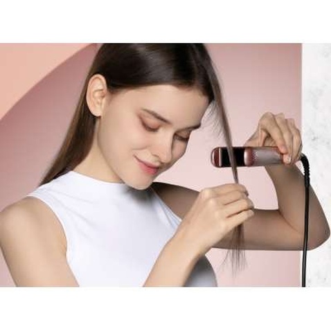 Вирівнювач для волосся Xiaomi Enchen Hair Curling Iron Enrollor Pink / White EU