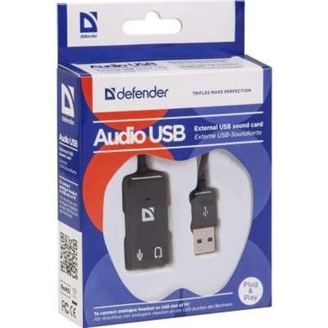 Звукова плата Defender Audio USB 2х3,5mm jack (63002)