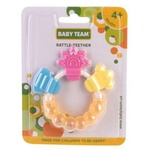 Прорізувач Baby Team Брязкальце Квіточка (8410)