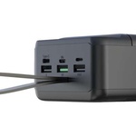 Батарея універсальна XO 50000mAh, PD/18W, QC3.0/22.5W, flashlight, Input(Micro,Type-C,Lightning), Output(3*USB,Type-C) (XO-PR158 / 29211)
