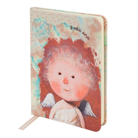 Канцелярська книга Axent A6, 96sheets, square, textile cover, Gapchinska-05 (8407-05-A)