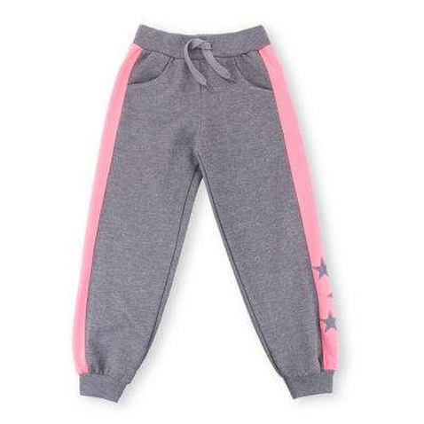 Спортивний костюм Breeze з рожевими лампасами (9553-140G-gray)