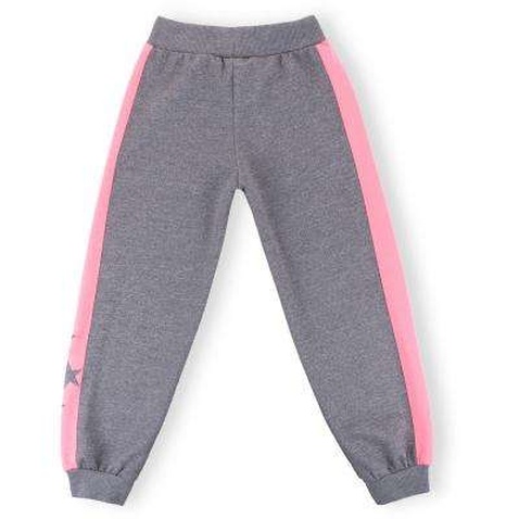 Спортивний костюм Breeze з рожевими лампасами (9553-140G-gray)