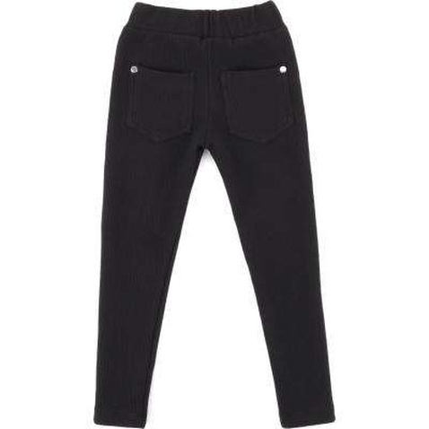 Лосини Breeze в рубчик с карманчиком (9842-152G-black)