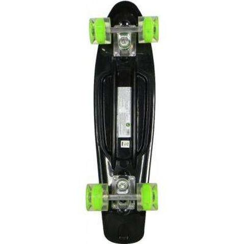 Скейтборд дитячий Awaii SK8 Vintage 22.5со зі світними колесами чорний (SKAWVINLI-000N0)
