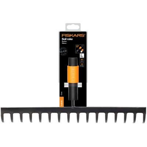 Граблі Fiskars для ґрунту 16 зубів QuikFit (1000654)
