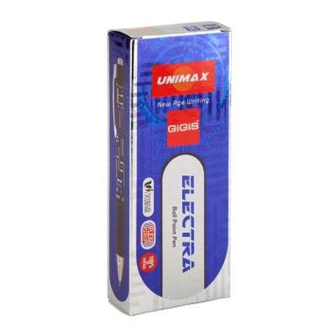 Ручка кулькова Unimax автоматична Electra, синя (UX-123-02)