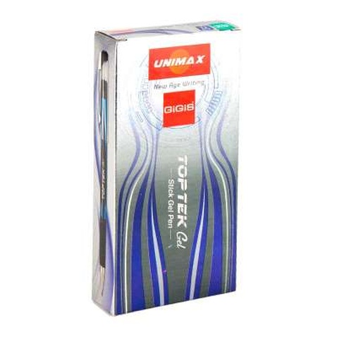 Ручка гелева Unimax Top Tek Gel, зелена (UX-133-04)