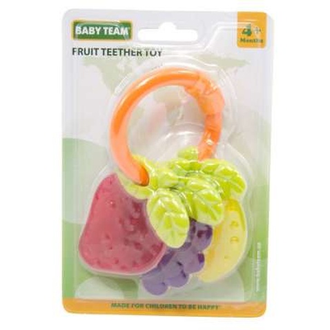 Прорізувач Baby Team Брязкальце Фрукти (8470)