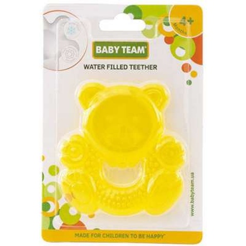 Прорізувач Baby Team з водою Ведмежатко (4004_мишка_желтый)