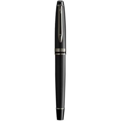 Ручка пір'яна Waterman EXPERT Metallic Black Lacquer RT  FP F (10 046)