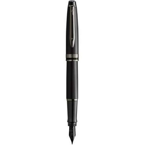 Ручка пір'яна Waterman EXPERT Metallic Black Lacquer RT  FP F (10 046)