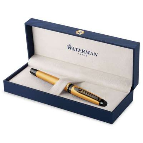 Ручка пір'яна Waterman EXPERT Metallic Gold Lacquer RT  FP F (10 048)