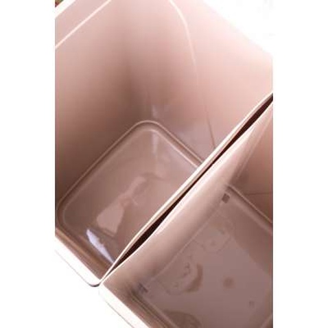 Кошик для білизни Violet House 0043 Cappuccino 45+45 л (0043 CAPPUCHINO с/к 45+45 л)