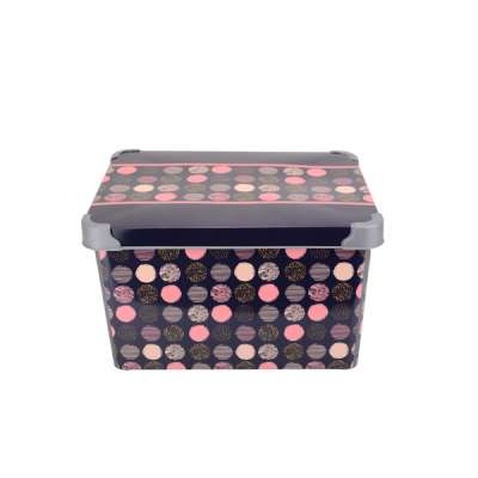 Контейнер для зберігання Violet House 0647 Decor Polka Dot 10 л (0647 DECOR Polka dot)