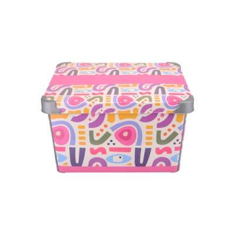 Контейнер для зберігання Violet House 0648 Decor Geometri 20 л (0648 DECOR GEOMETRI з/кр. 20 л)