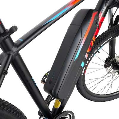 Електровелосипед Trinx E-Bike X1E 26" рама-17" Matt-Black-Green-Blue (X1EMBGB)