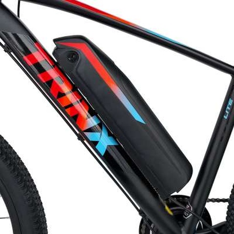 Електровелосипед Trinx E-Bike X1E 26" рама-17" Matt-Black-Green-Blue (X1EMBGB)