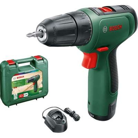 Шуруповерт Bosch EasyDrill 1200, 12В, 1х1.5Ач, ЗП, кейс (0.603.9D3.006)