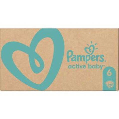 Підгузок Pampers Active Baby Розмір 6 (Extra Large) 13-18 кг 128 шт (8006540032688)