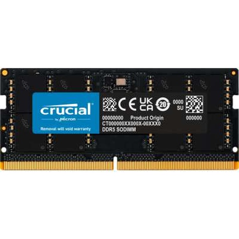 Модуль пам'яті для ноутбука SoDIMM DDR5 32GB 4800 MHz Micron (CT32G48C40S5)