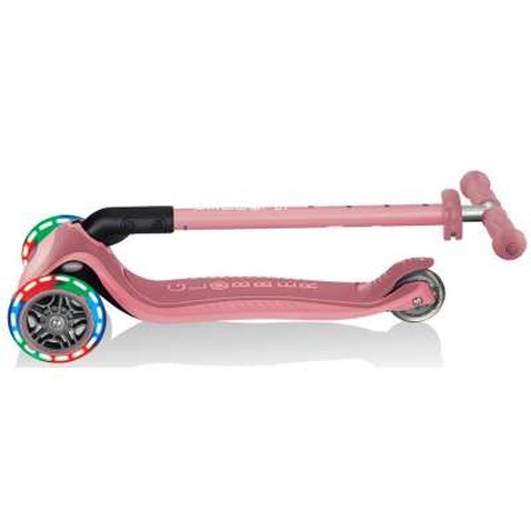 Самокат Globber Primo Foldable Plus Lights пастельно-рожевий (439-210)