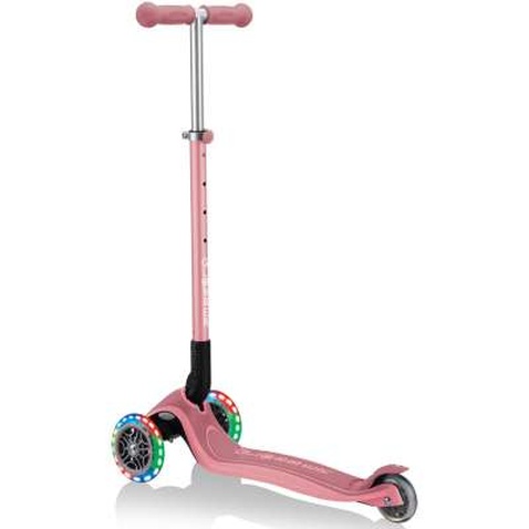 Самокат Globber Primo Foldable Plus Lights пастельно-рожевий (439-210)