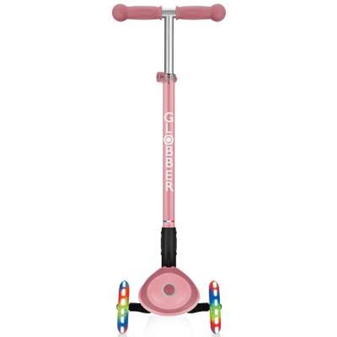 Самокат Globber Primo Foldable Plus Lights пастельно-рожевий (439-210)