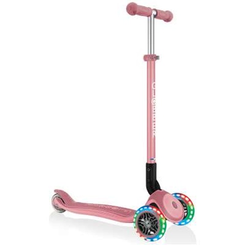Самокат Globber Primo Foldable Plus Lights пастельно-рожевий (439-210)