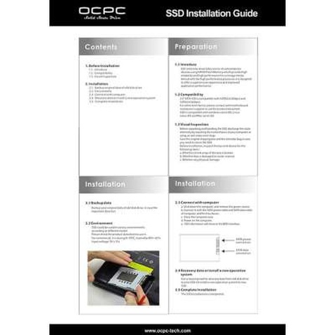 Накопичувач SSD 2.5" 128GB OCPC (SSD25S3T128GLT)