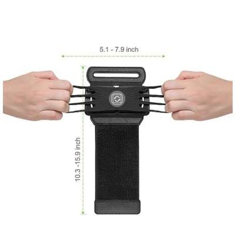 Тримач для смартфонів BeCover спортивний, на руку, чорний (BC-RZSS034 / 709634)