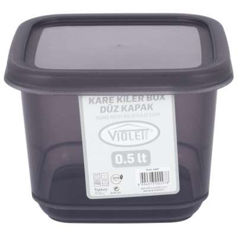 Ємність для сипучих продуктів Violet House Transparent Black 0.5 л (0297 Transparent Black)