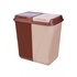 Кошик для білизни Violet House 0043 Coffee 45+45 л (0043 COFFEE с/к 45+45 л)