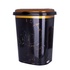 Кошик для білизни Violet House Decor Marble Black 55 л (0190 DECOR Marble BLACK 55 л)