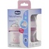 Пляшечка для годування Chicco Natural Feeling Color 150 мл +0 міс Рожева (81311.10)
