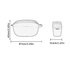 Чохол для навушників BeCover Silicon для JBL Wave 100 / Wave Buds TWS Deep Blue (709586)