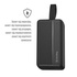 Батарея універсальна ColorWay 30 000 mAh High-power 2 PD/20W, QC/3.0, USB-C/Micro-USB (CW-PB300LPC2BK-PD)