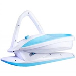 Санки Plastkon Skidrifter білі з блакитним (49098)