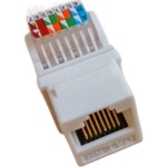 Модуль Keystone RJ45 UTP кат. 5е, Slim, безінструментальний Kingda (KD-KJ2047UC5E)