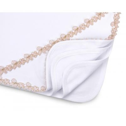 Крижма Интеркидс із золотою тасьмою (2444-white)