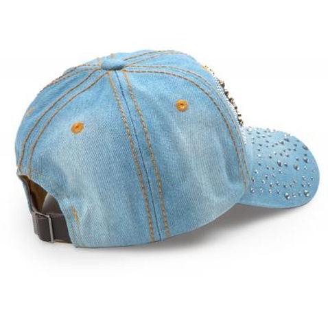 Кепка Kitti зі стразами (Y9320-6-G-blue)
