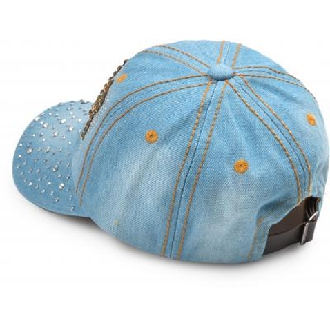Кепка Kitti зі стразами (Y9320-6-G-blue)