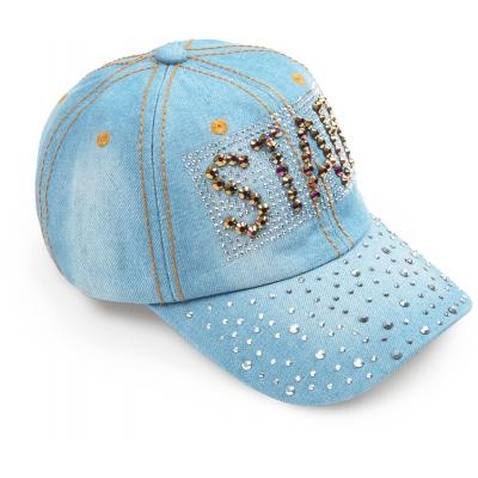 Кепка Kitti зі стразами (Y9320-6-G-lightblue)
