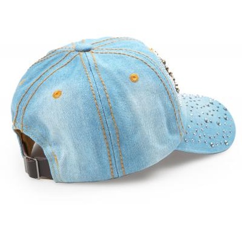 Кепка Kitti зі стразами (Y9320-6-G-lightblue)
